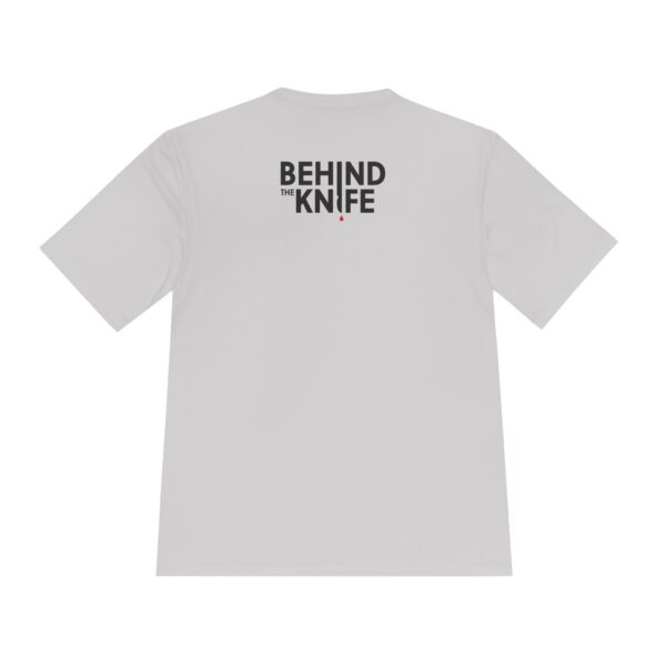 Unisex Moisture Wicking Tee - Heal with steel - Image 2